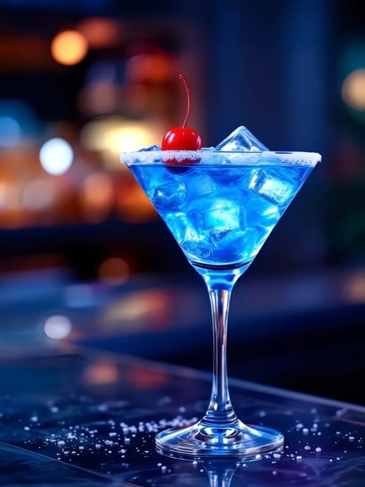 Blue lady